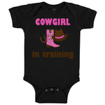 Baby Clothes Cowgirl in Training Western Style C Baby Bodysuits Cotton