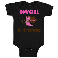 Baby Clothes Cowgirl in Training Western Style C Baby Bodysuits Cotton