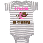 Baby Clothes Cowgirl in Training Western Style C Baby Bodysuits Cotton