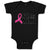 Baby Clothes For My Mimi with Ribbon Brease Cancer Awareness Baby Bodysuits