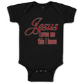 Baby Clothes Jesus Loves Me This I Know Christian Jesus God Style A Cotton