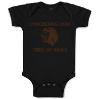 Baby Clothes Conquering Lion Tribe of Judah Christian Jesus God Baby Bodysuits