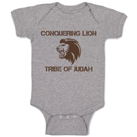 Baby Clothes Conquering Lion Tribe of Judah Christian Jesus God Baby Bodysuits