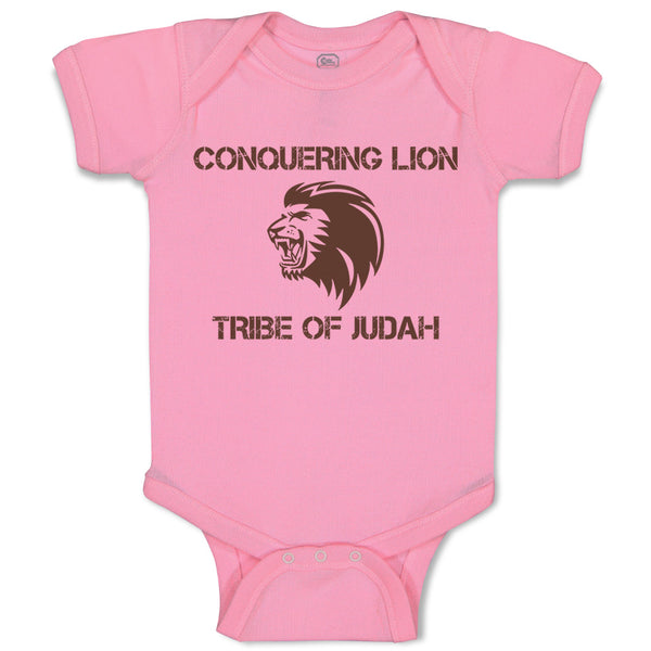 Baby Clothes Conquering Lion Tribe of Judah Christian Jesus God Baby Bodysuits