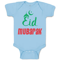 Baby Clothes Eid Mubarak Arabic Baby Bodysuits Boy & Girl Newborn Clothes Cotton