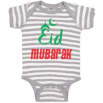 Baby Clothes Eid Mubarak Arabic Baby Bodysuits Boy & Girl Newborn Clothes Cotton