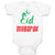 Baby Clothes Eid Mubarak Arabic Baby Bodysuits Boy & Girl Newborn Clothes Cotton