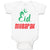 Baby Clothes Eid Mubarak Arabic Baby Bodysuits Boy & Girl Newborn Clothes Cotton