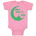 Baby Clothes My First Eid Arabic Baby Bodysuits Boy & Girl Cotton