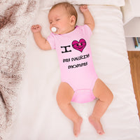 Pink Heart Black Text Love Nerdy Mommy Mom Mothers