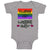 Baby Clothes I Love My Lesbian Aunt with Gay Flag Lgbtq B Baby Bodysuits Cotton
