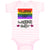 Baby Clothes I Love My Lesbian Aunt with Gay Flag Lgbtq B Baby Bodysuits Cotton