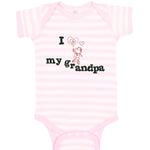 Baby Clothes Love Grandpa Cute Boy Heart Balloon Grandpa Grandfather Cotton