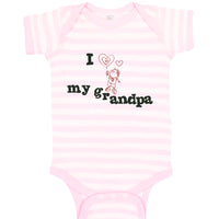 Baby Clothes Love Grandpa Cute Boy Heart Balloon Grandpa Grandfather Cotton