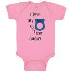 Baby Clothes Love Police Officer Daddy Blue Badge Cop Law Enforcement Cotton