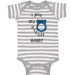 Baby Clothes Love Police Officer Daddy Blue Badge Cop Law Enforcement Cotton