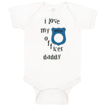 Baby Clothes Love Police Officer Daddy Blue Badge Cop Law Enforcement Cotton