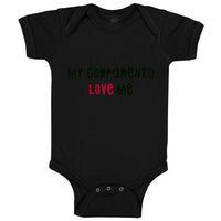 Baby Clothes My Godparents Love Me B Baby Bodysuits Boy & Girl Cotton