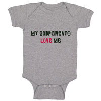 Baby Clothes My Godparents Love Me B Baby Bodysuits Boy & Girl Cotton