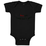 Baby Clothes Black and Red I Love You Pushel and Beck Baby Bodysuits Cotton