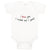 Baby Clothes Black and Red I Love You Pushel and Beck Baby Bodysuits Cotton