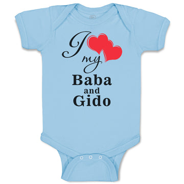 Baby Clothes Love Baba & Gido Ukrainian Grandparents Grandparents Baby Bodysuits
