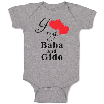 Baby Clothes Love Baba & Gido Ukrainian Grandparents Grandparents Baby Bodysuits