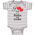 Baby Clothes Love Baba & Gido Ukrainian Grandparents Grandparents Baby Bodysuits