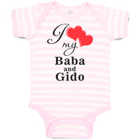 Baby Clothes Love Baba & Gido Ukrainian Grandparents Grandparents Baby Bodysuits