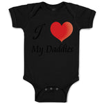 Baby Clothes Pride Love Daddies Rainbow Heart Gay Lgbtq Father's Day Cotton