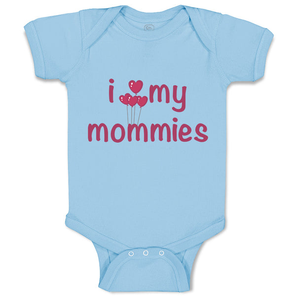 Baby Clothes I Love My Mommies Gay Lgbtq Style A Mom Mothers Day B Cotton