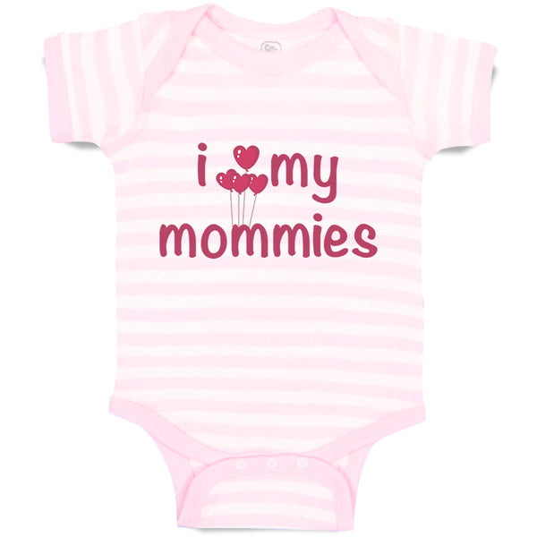 Baby Clothes I Love My Mommies Gay Lgbtq Style A Mom Mothers Day B Cotton