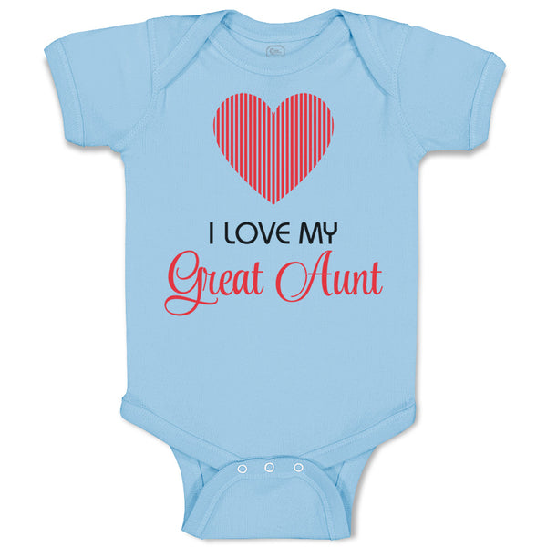 Cute Rascals® Baby Clothes I Love My Great Aunt Baby Bodysuit