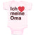 Baby Clothes Ich Meine Oma I Love My Grandma Grandmother Grandma Baby Bodysuits