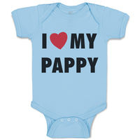 Baby Clothes I Love My Pappy Dad Father's Day Baby Bodysuits Boy & Girl Cotton