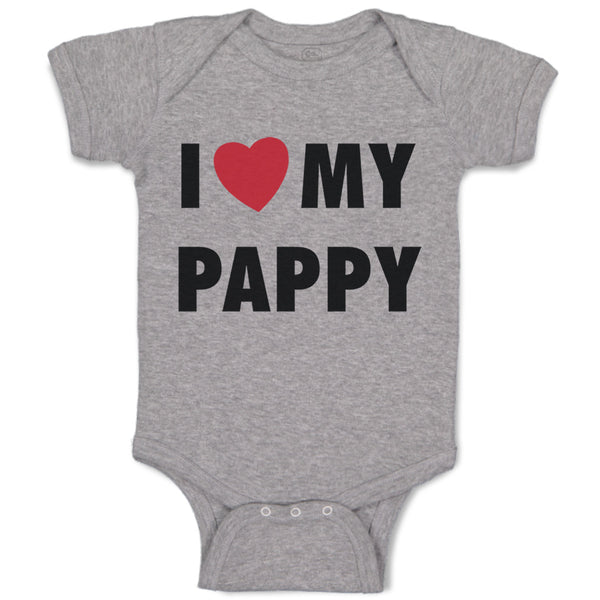 Baby Clothes I Love My Pappy Dad Father's Day Baby Bodysuits Boy & Girl Cotton