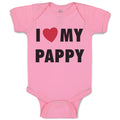 Baby Clothes I Love My Pappy Dad Father's Day Baby Bodysuits Boy & Girl Cotton