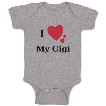 Baby Clothes I Love My Gigi Heart Family & Friends Aunt Baby Bodysuits Cotton