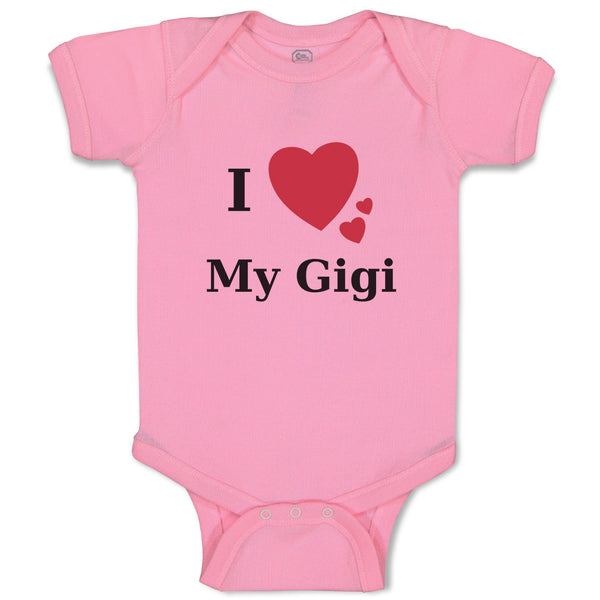 Baby Clothes I Love My Gigi Heart Family & Friends Aunt Baby Bodysuits Cotton