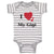 Baby Clothes I Love My Gigi Heart Family & Friends Aunt Baby Bodysuits Cotton