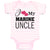 Baby Clothes I Love My Marine Uncle Baby Bodysuits Boy & Girl Cotton