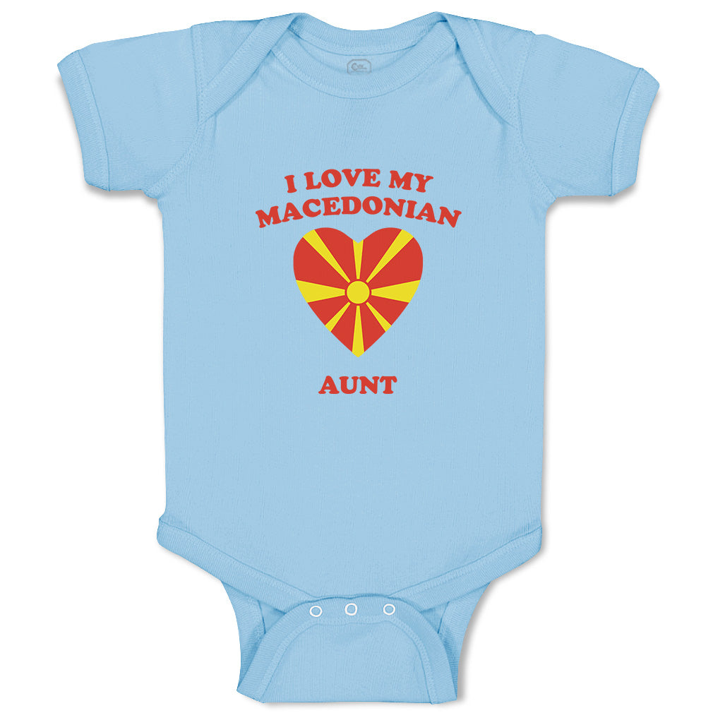 Cute Rascals® Baby Clothes I Love My Macedonian Aunt Countries