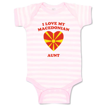 Baby Clothes I Love My Macedonian Aunt Countries Baby Bodysuits Cotton
