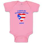 Baby Clothes I Love My Puerto Rican Aunt Countries Baby Bodysuits Cotton