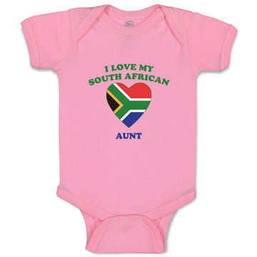 Baby Clothes I Love My South African Aunt Countries Baby Bodysuits Cotton