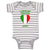 Baby Clothes I Love My Italian Aunt Countries Baby Bodysuits Boy & Girl Cotton