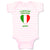 Baby Clothes I Love My Italian Aunt Countries Baby Bodysuits Boy & Girl Cotton