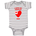 Baby Clothes I Love My Tongan Dad Countries Baby Bodysuits Boy & Girl Cotton