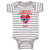 Baby Clothes I Love My Norwegian Dad Countries Baby Bodysuits Boy & Girl Cotton