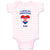 Baby Clothes I Love My Croatian Dad Countries Baby Bodysuits Boy & Girl Cotton